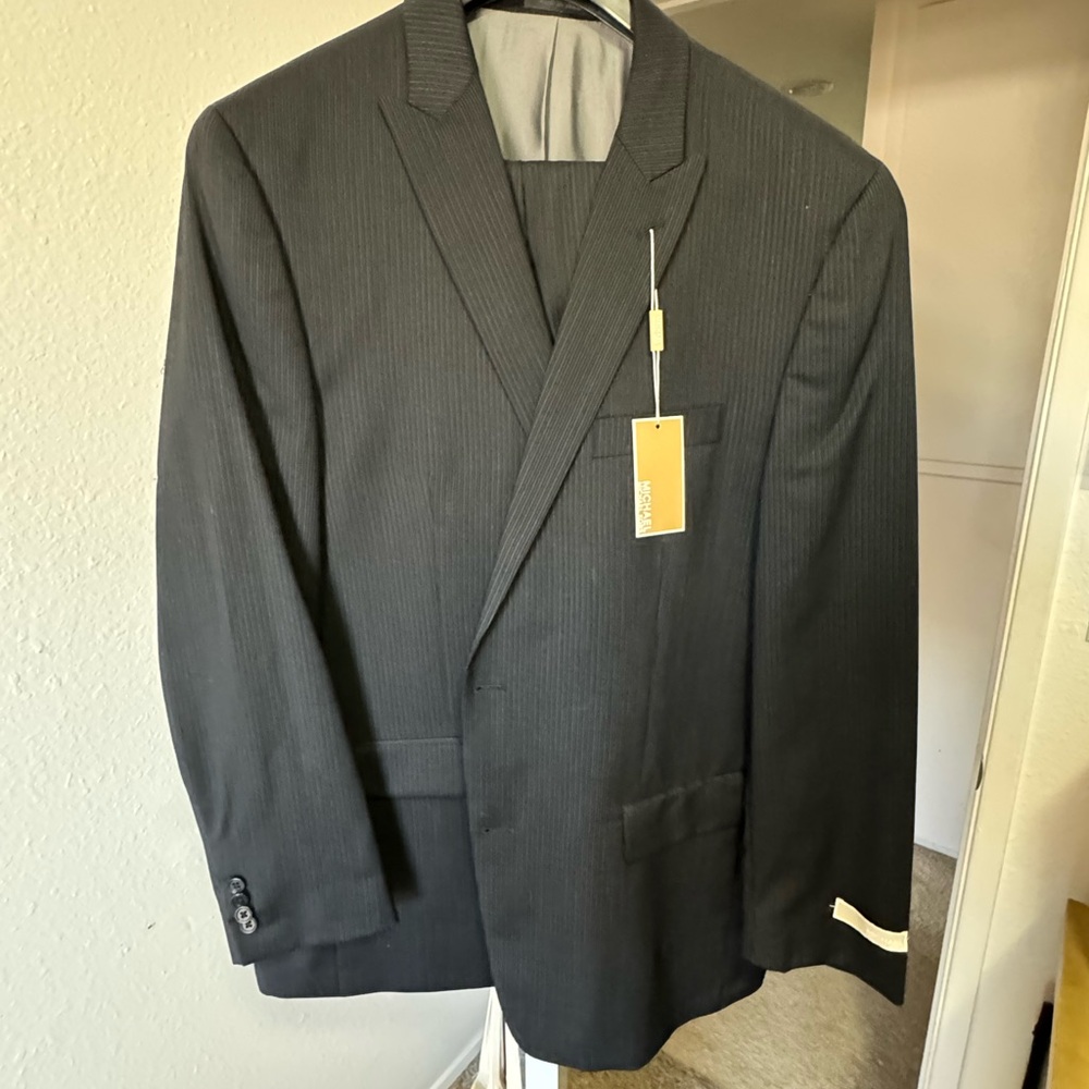 Black Michael Kors 2 piece suit